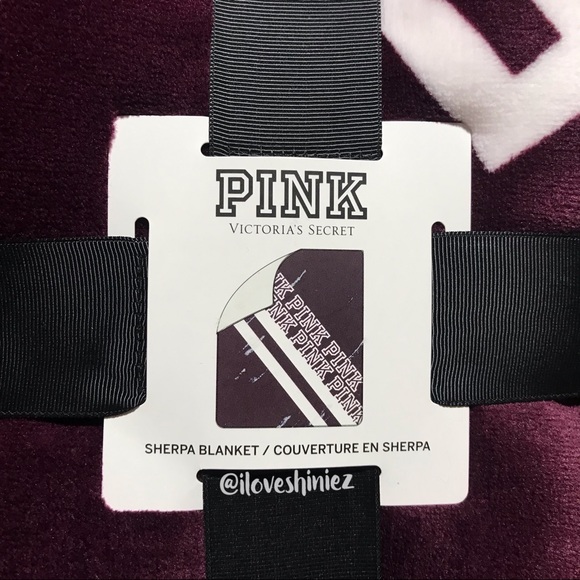 •Victoria's Secret PINK• Sherpa Blanket - Picture 4 of 7